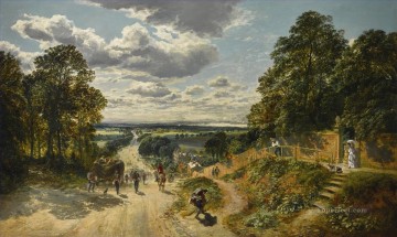 samuel ampzing Painting - LONDON FROM SHOOTERS HILL Samuel Bough landscape